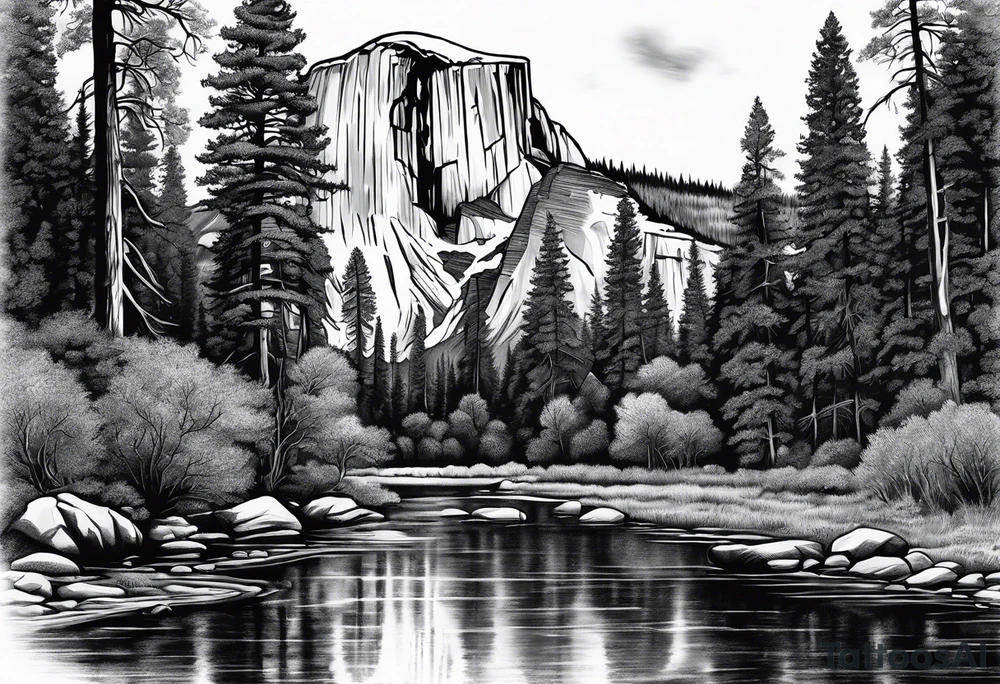 Yosemite national park,  forearm tattoo idea