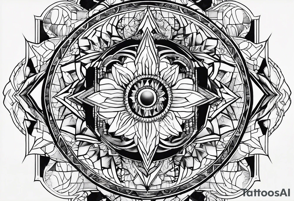Tesseract tattoo idea