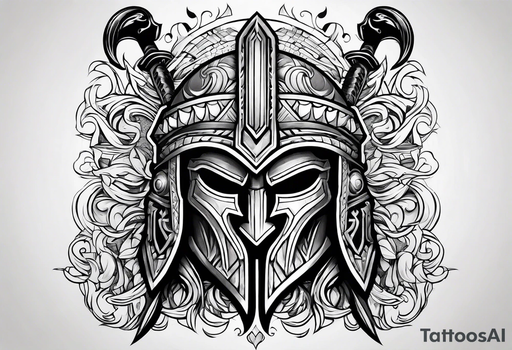 spartan tattoo idea