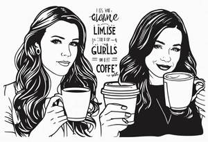 Gilmore girls, coffee tattoo idea
