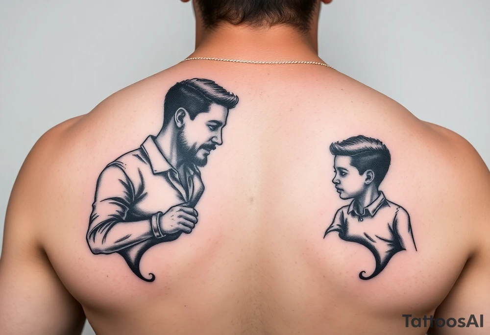 Dad and sons tattoo idea