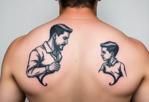 Dad and sons tattoo idea