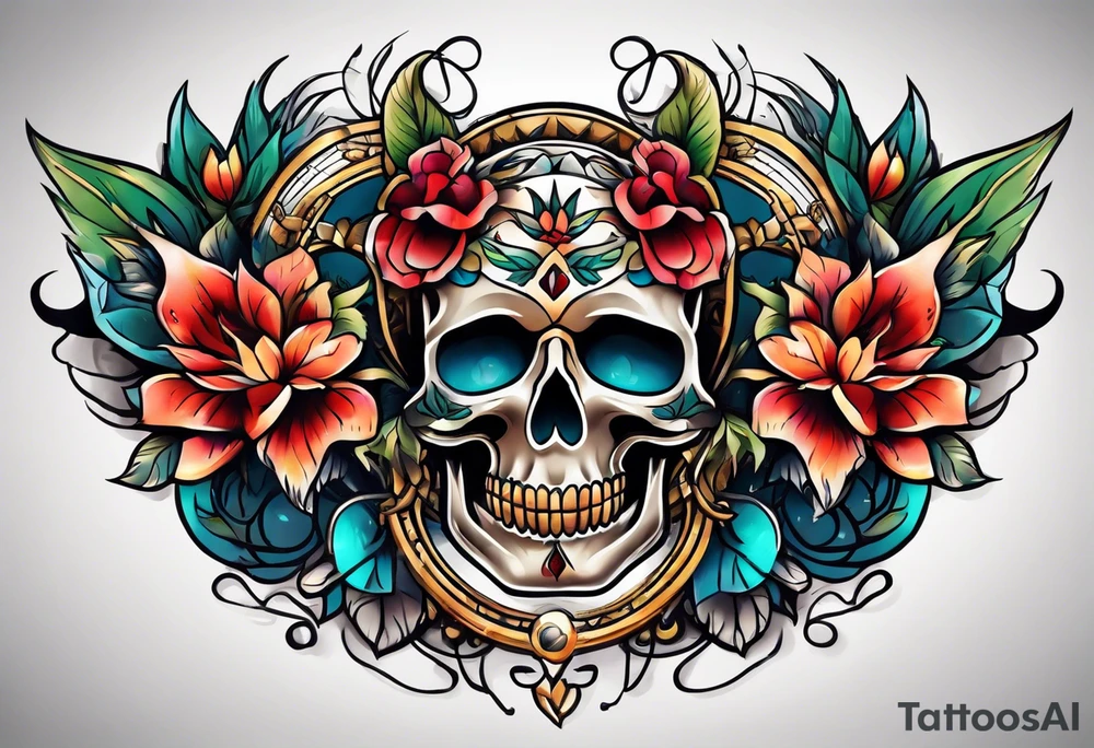 Neo traditional tattoo idea