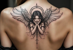 Fallen Angel tattoo tattoo idea