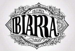 I Barra tattoo idea