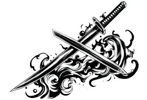 Katana tattoo idea