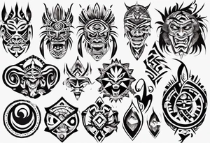 philippines, native, tribal, sleeve tattoo idea