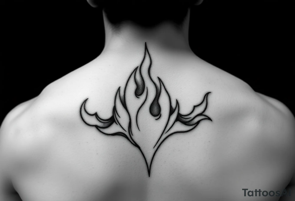 Flame tattoo idea
