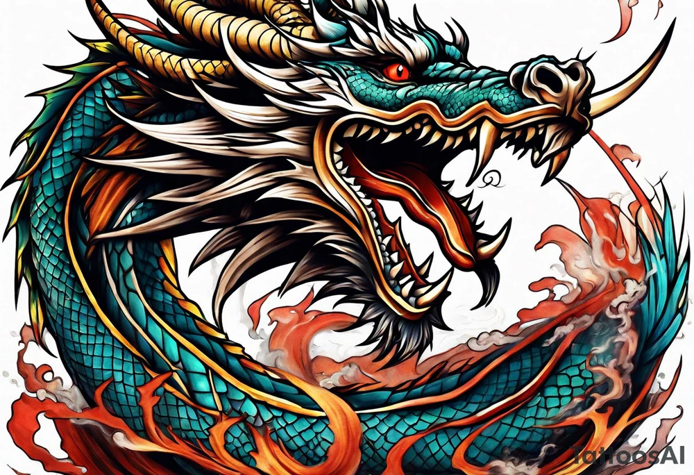 dragon tattoo idea