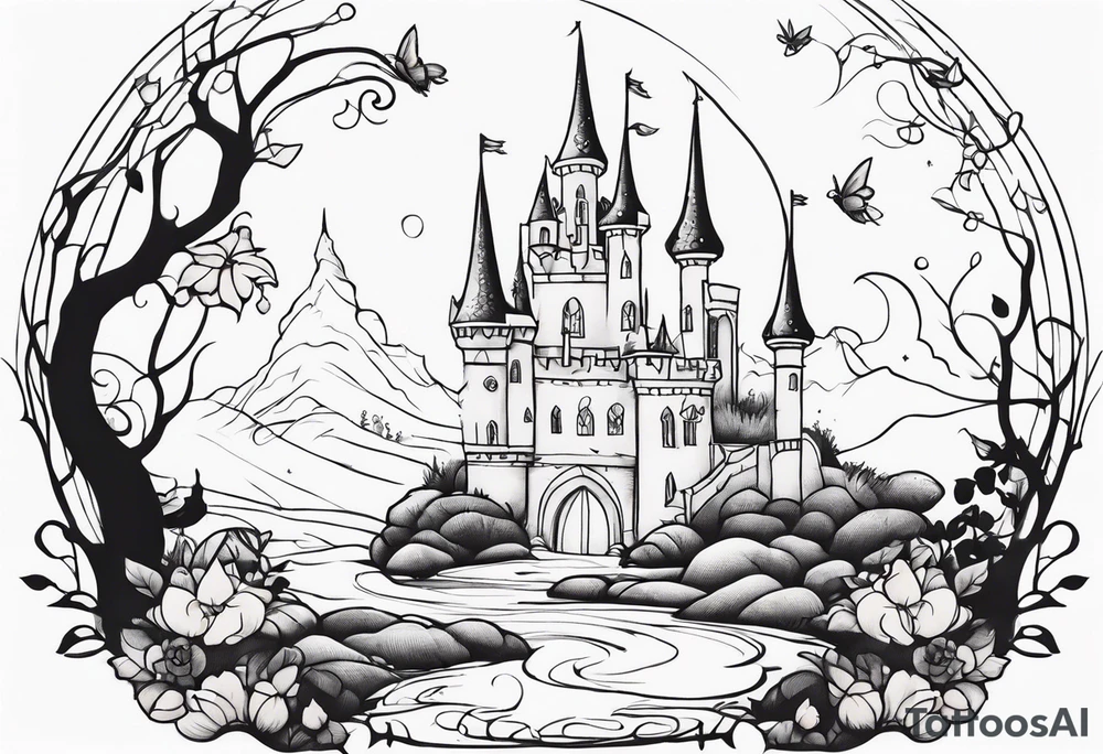 Fairy tale tattoo idea