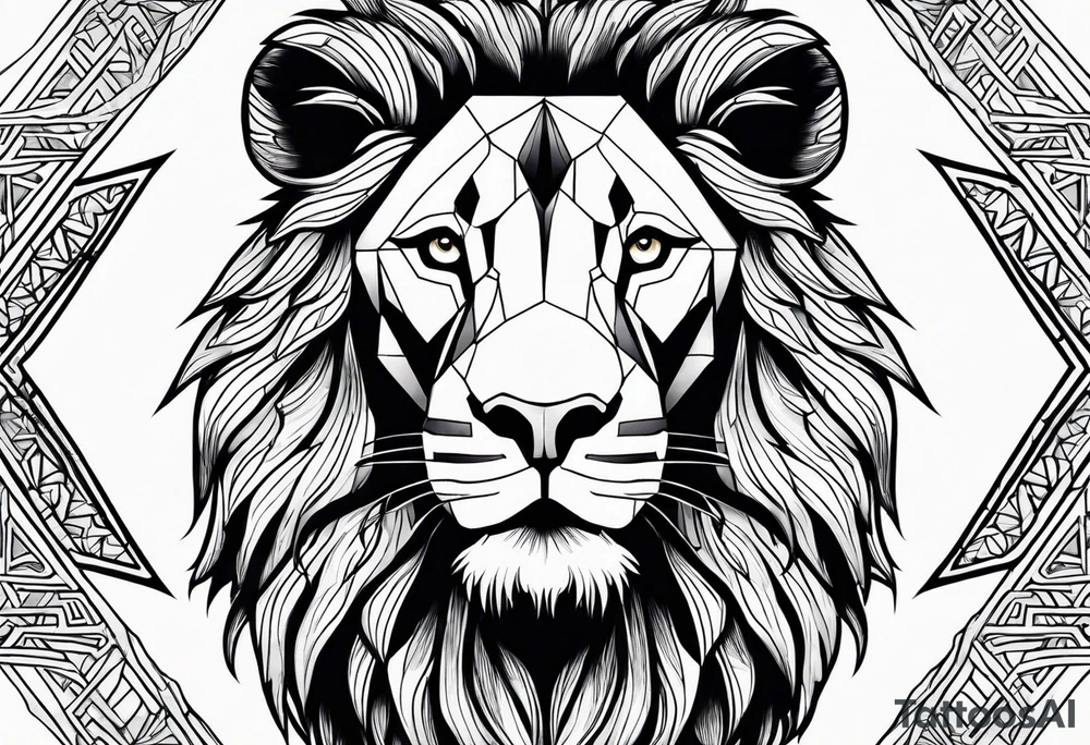 black mandala tattoo idea