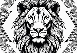 black mandala tattoo idea