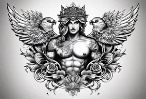 Chest tattoo tattoo idea