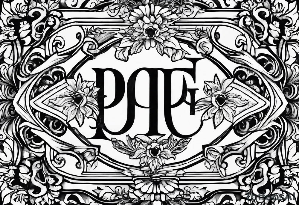 Sons initials PJ born August 29, 2020 tattoo idea Sons initials PJ born August 29, 2020 tattoo idea