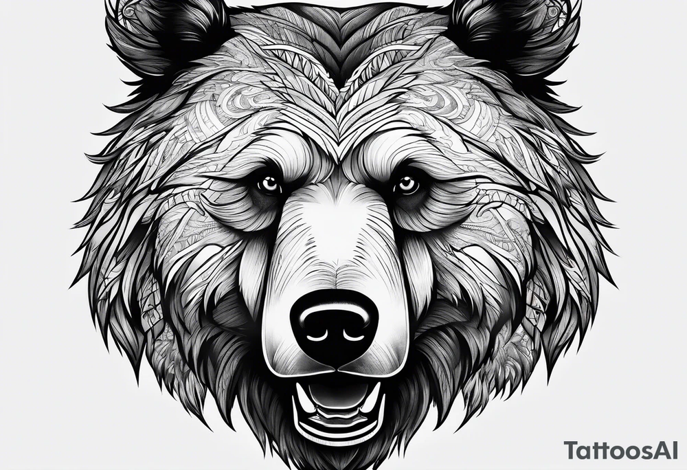 Grizzle Bear tattoo idea