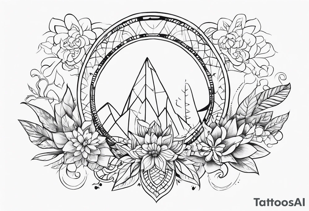 whimsical back piece tattoo idea