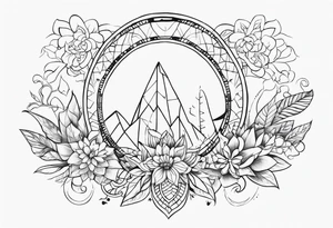 whimsical back piece tattoo idea