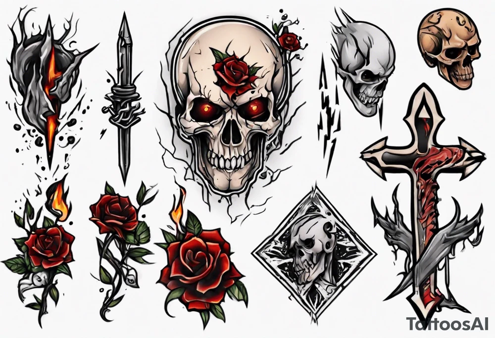 a scar is born tattoo idea