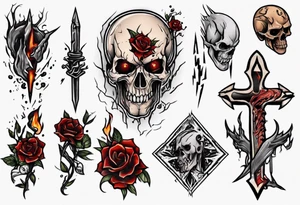 a scar is born tattoo idea