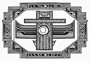 egyptian ank cross tattoo idea