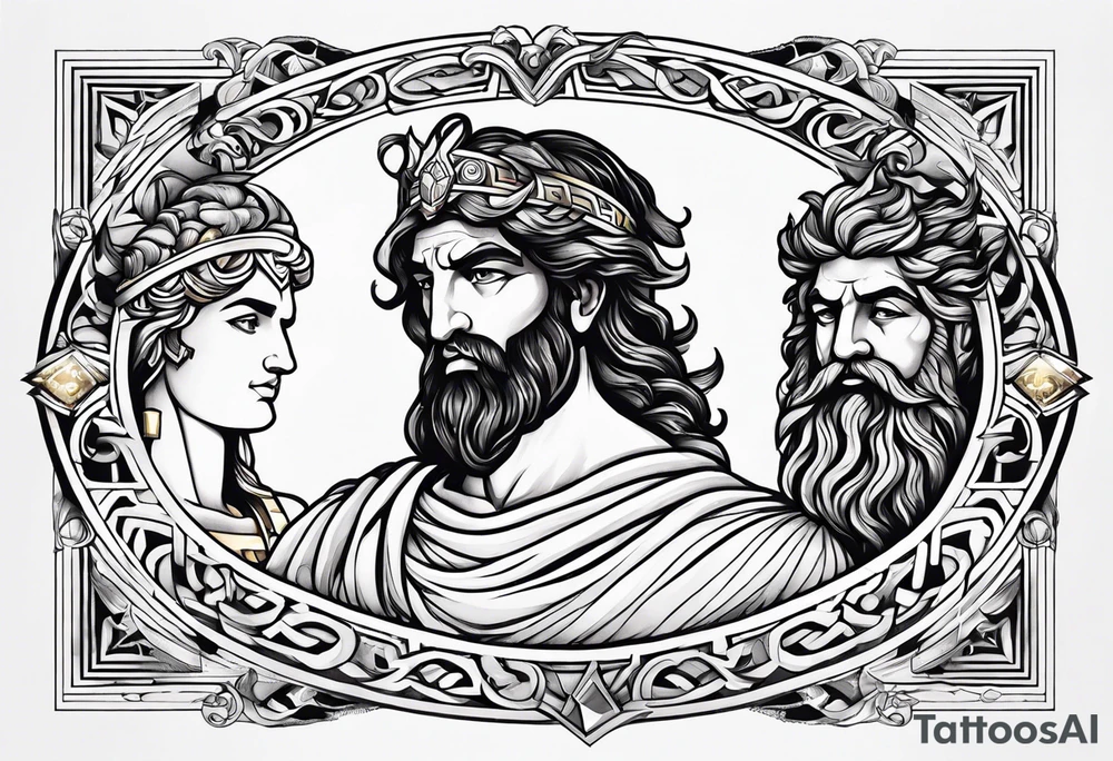 GREEK GODS tattoo idea