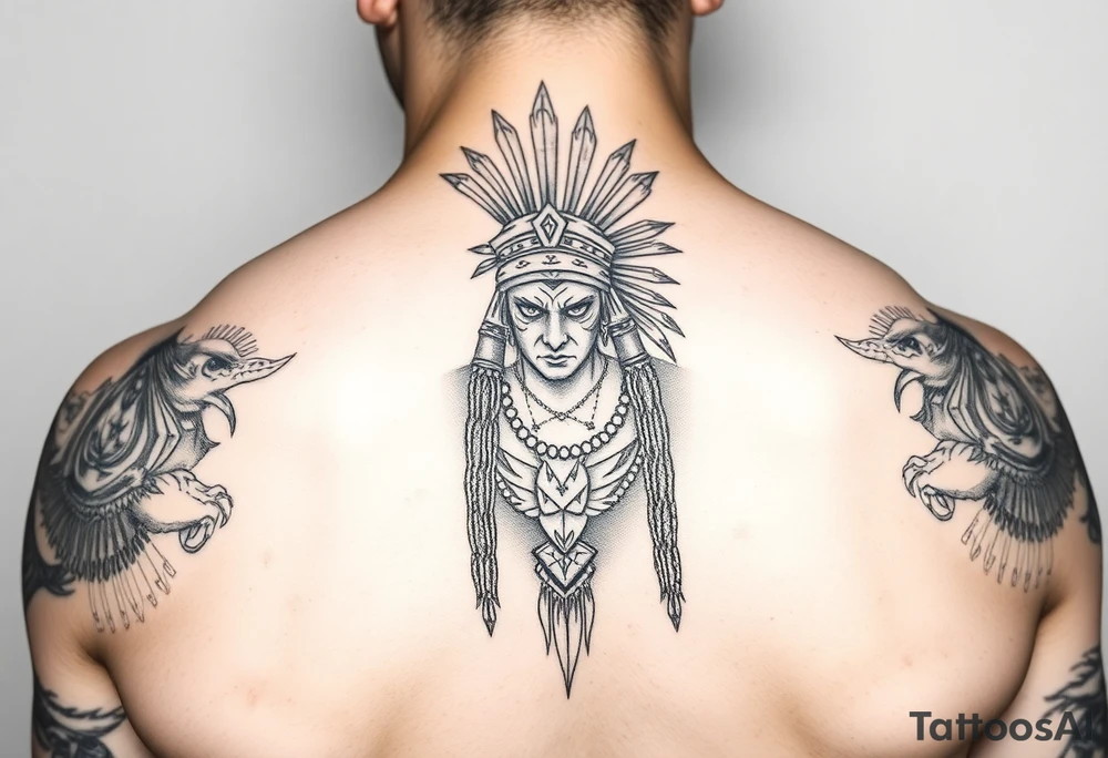 Purepecha warrior
Mexican tattoo idea