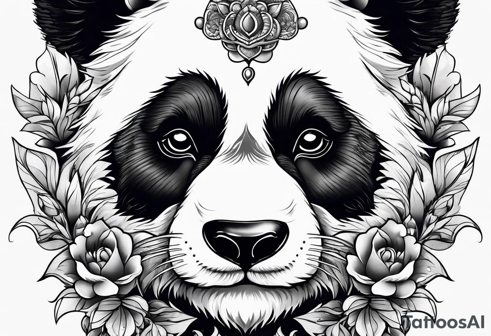 panda tattoo idea