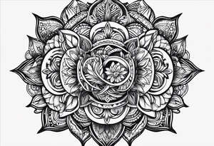 Marijuana tattoo idea