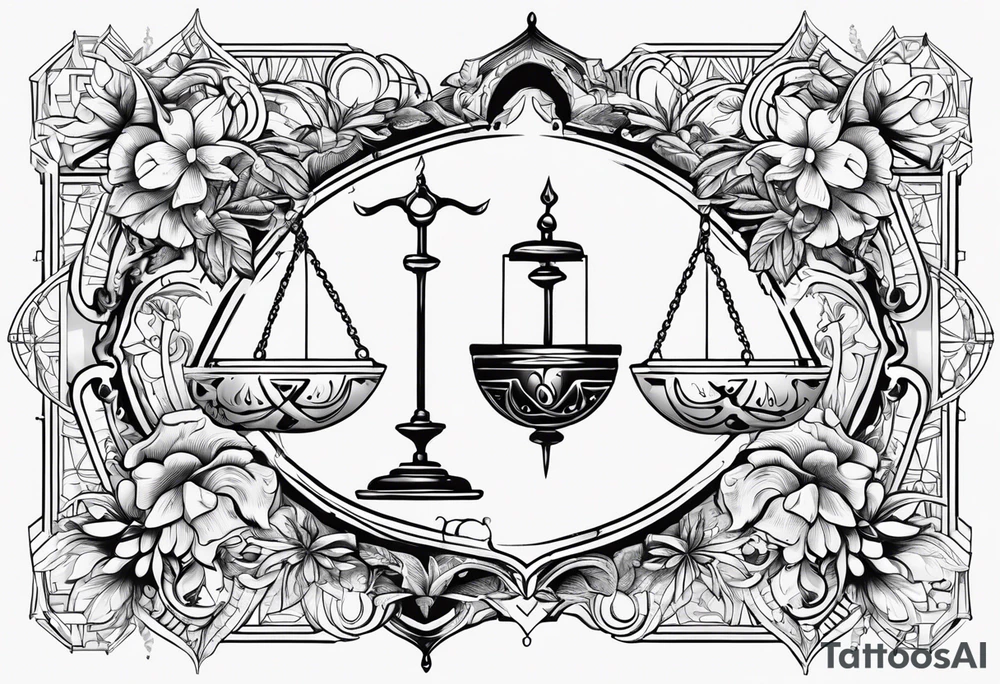 Symbols for Scorpio with Libra with Pices tattoo idea