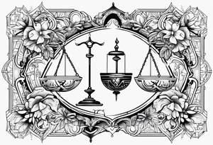 Symbols for Scorpio with Libra with Pices tattoo idea