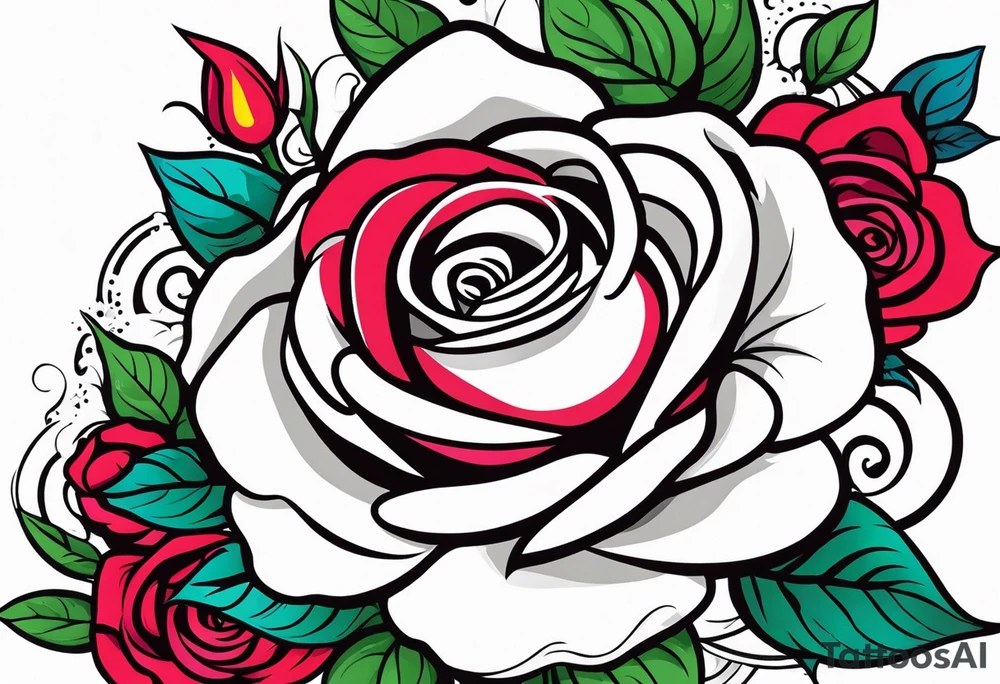 Rose tattoo idea