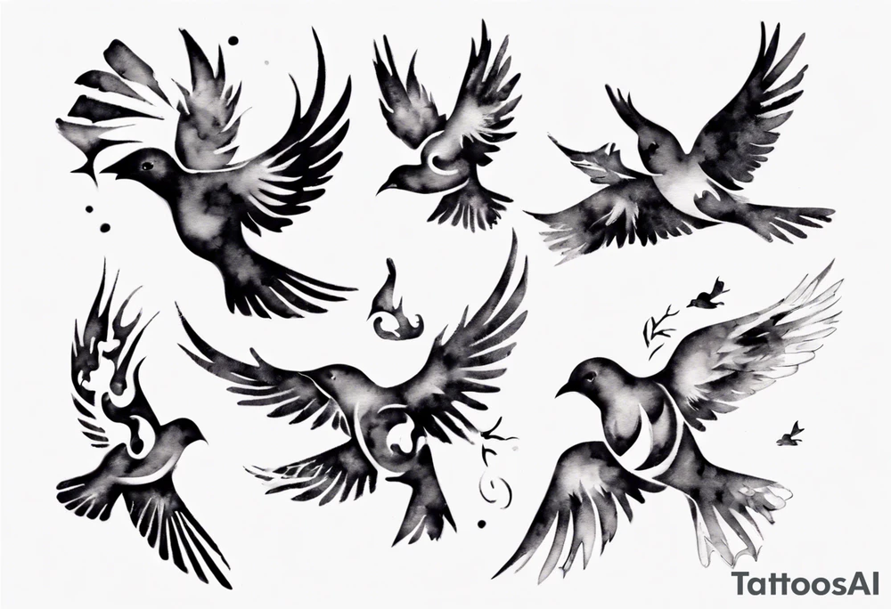 jigsaw puzzle piece with birds flying from it tattoo idea jigsaw puzzle piece with birds flying from it tattoo idea