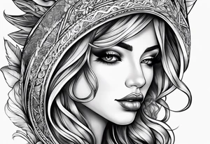 Christian woman tattoo idea