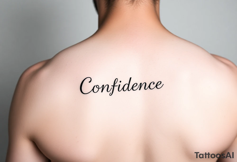 Confidence tattoo idea