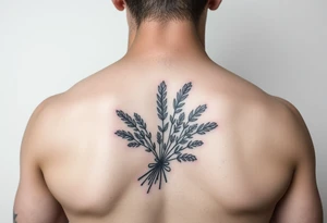sage bundle tattoo idea