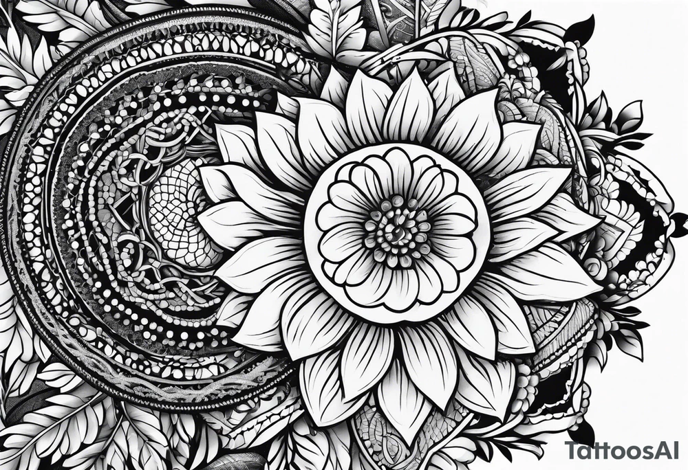Elbow length lace glove tattoo idea