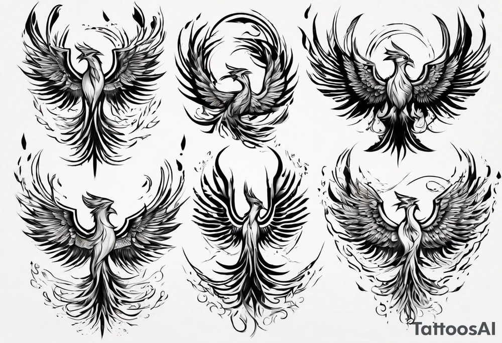 Phoenix tattoo idea