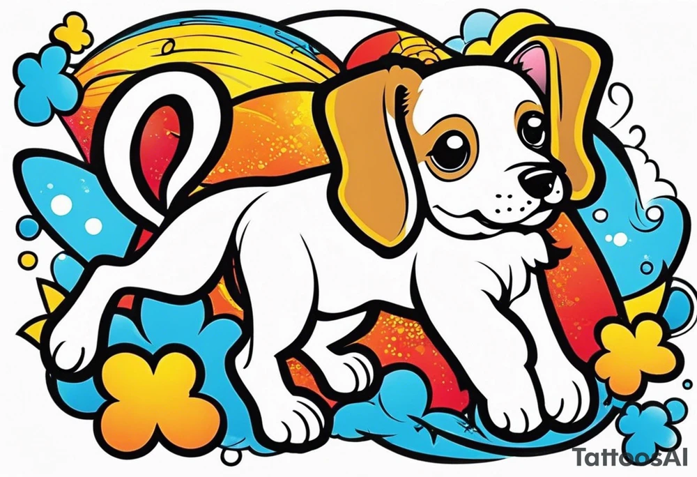 Dog tattoo idea