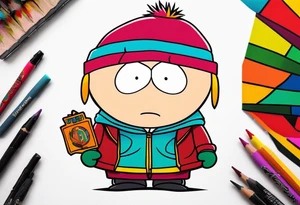 South Park tattoo of one of the characters tattoo idea