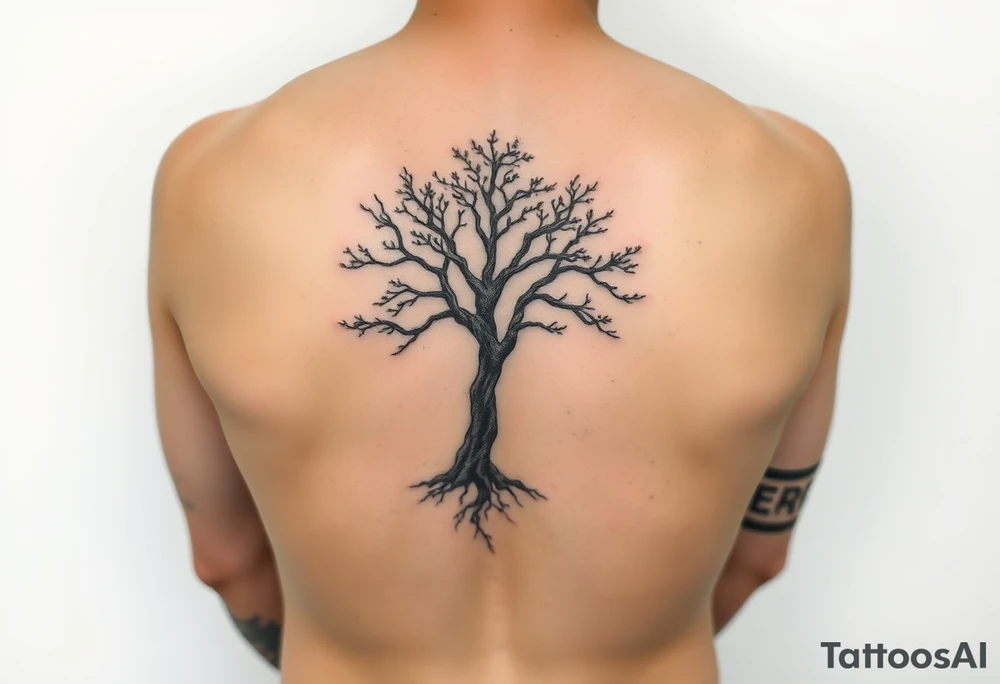 Entire arm sleeve tattoo like a tree on the srm tattoo idea