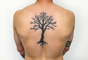 Entire arm sleeve tattoo like a tree on the srm tattoo idea