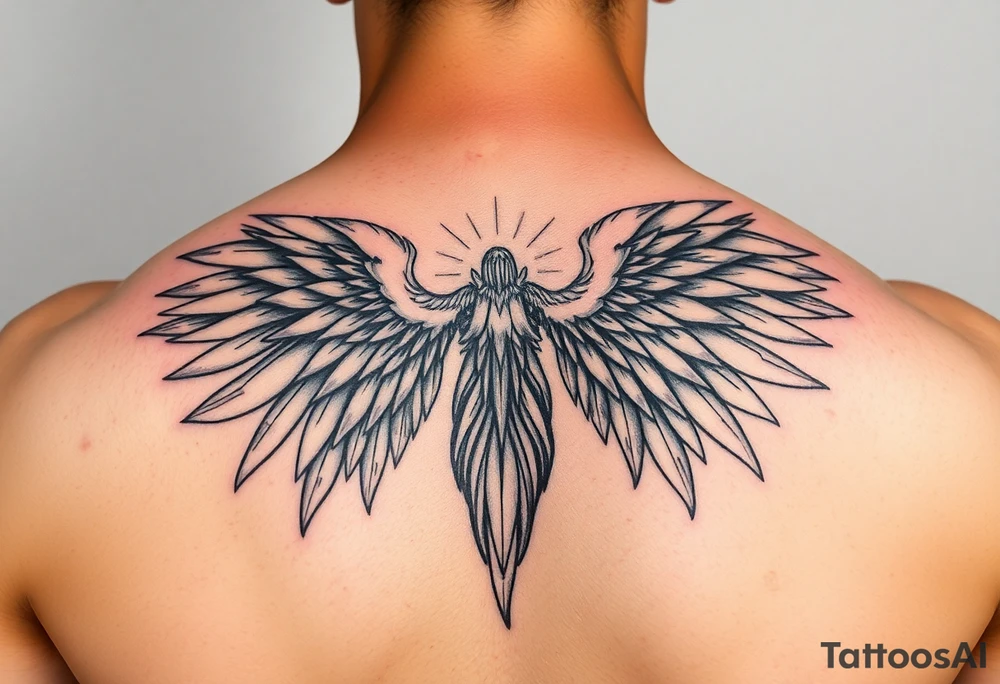 Angel tattoo idea
