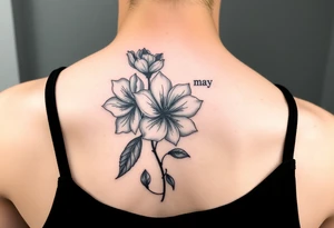May birth flower tattoo idea