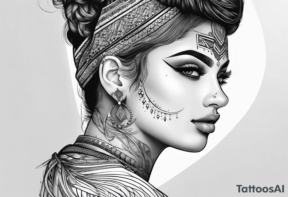 Merged name for Gautam Poorva Garv tattoo idea