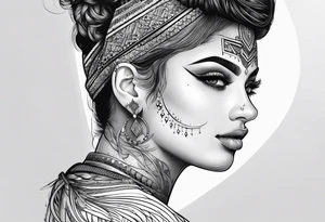 Merged name for Gautam Poorva Garv tattoo idea