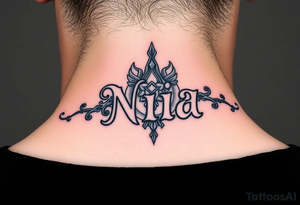 name Nia with dreamweaver tattoo idea