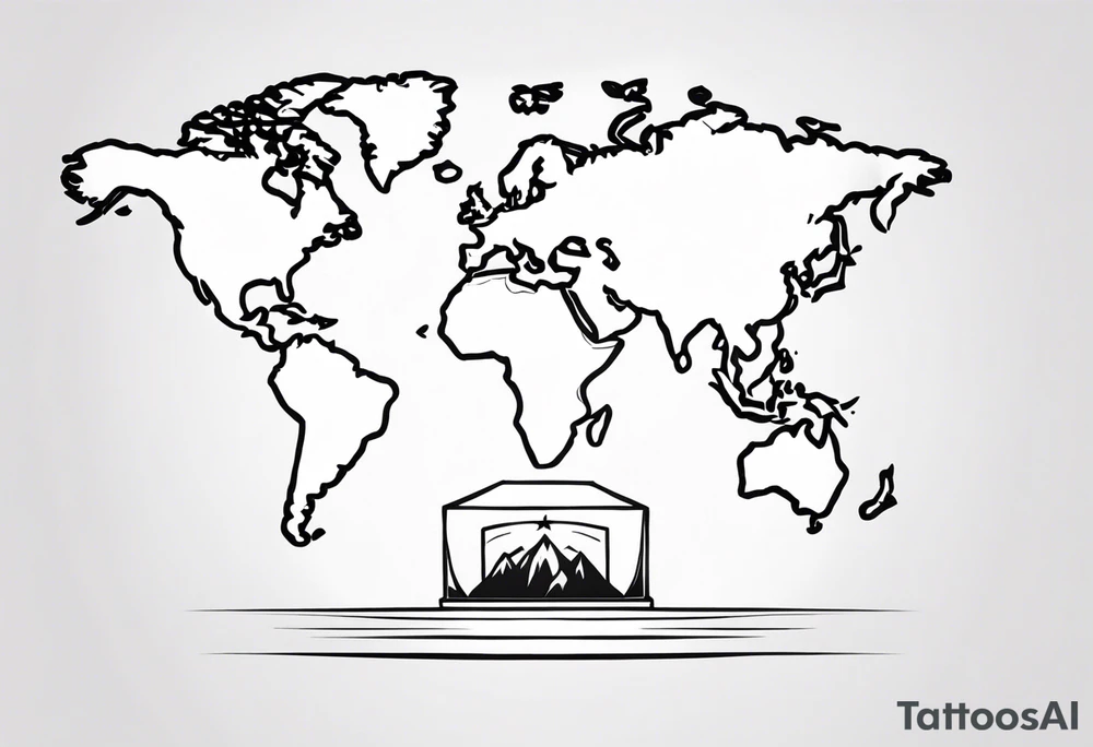 Lighting the world tattoo idea