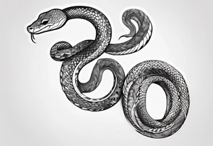 snake around the arm sleeve tattoo idea