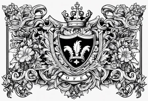 Thomas skinner coat of arms tattoo idea
