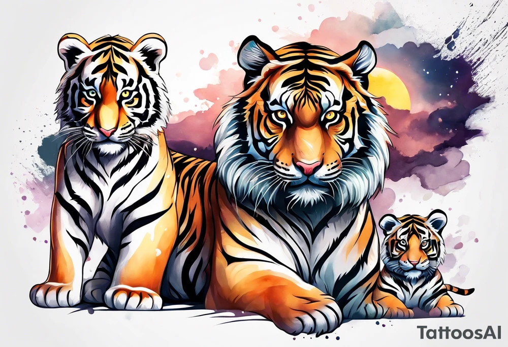Tiger & Cubs tattoo idea